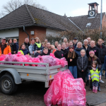 Helferinnen und Helfer der Aktion Saubere Feldmark in Gailhof